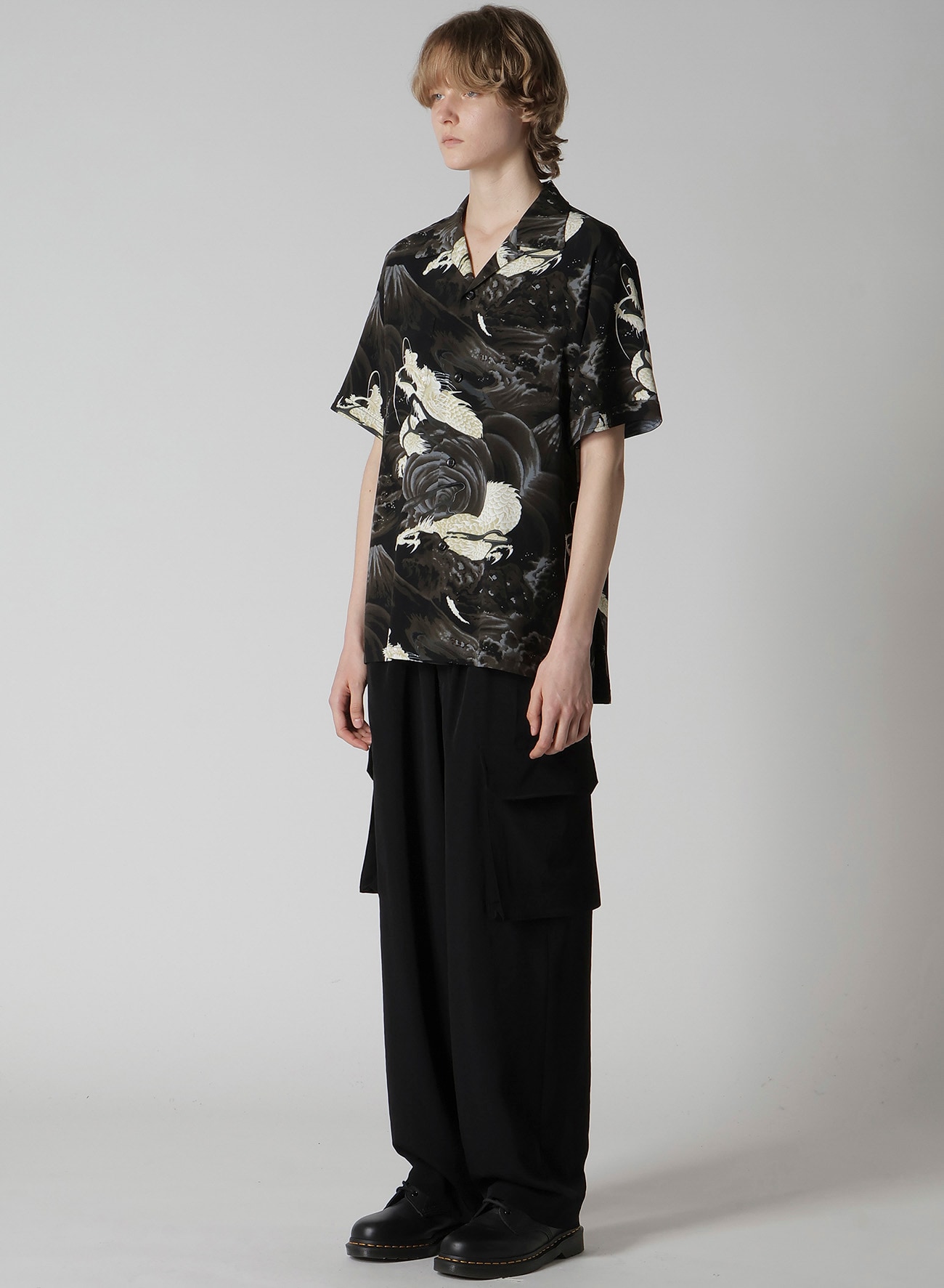 Y's - ALOHA SHIRT(M Black): Y's｜THE SHOP YOHJI YAMAMOTO