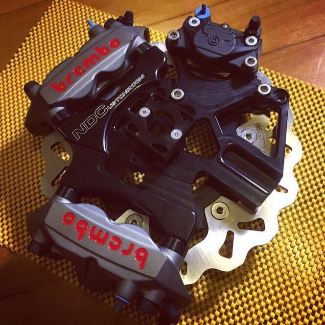 NDC Kawasaki Hand Brake Caliper Bracket – The Sic Shop LLC