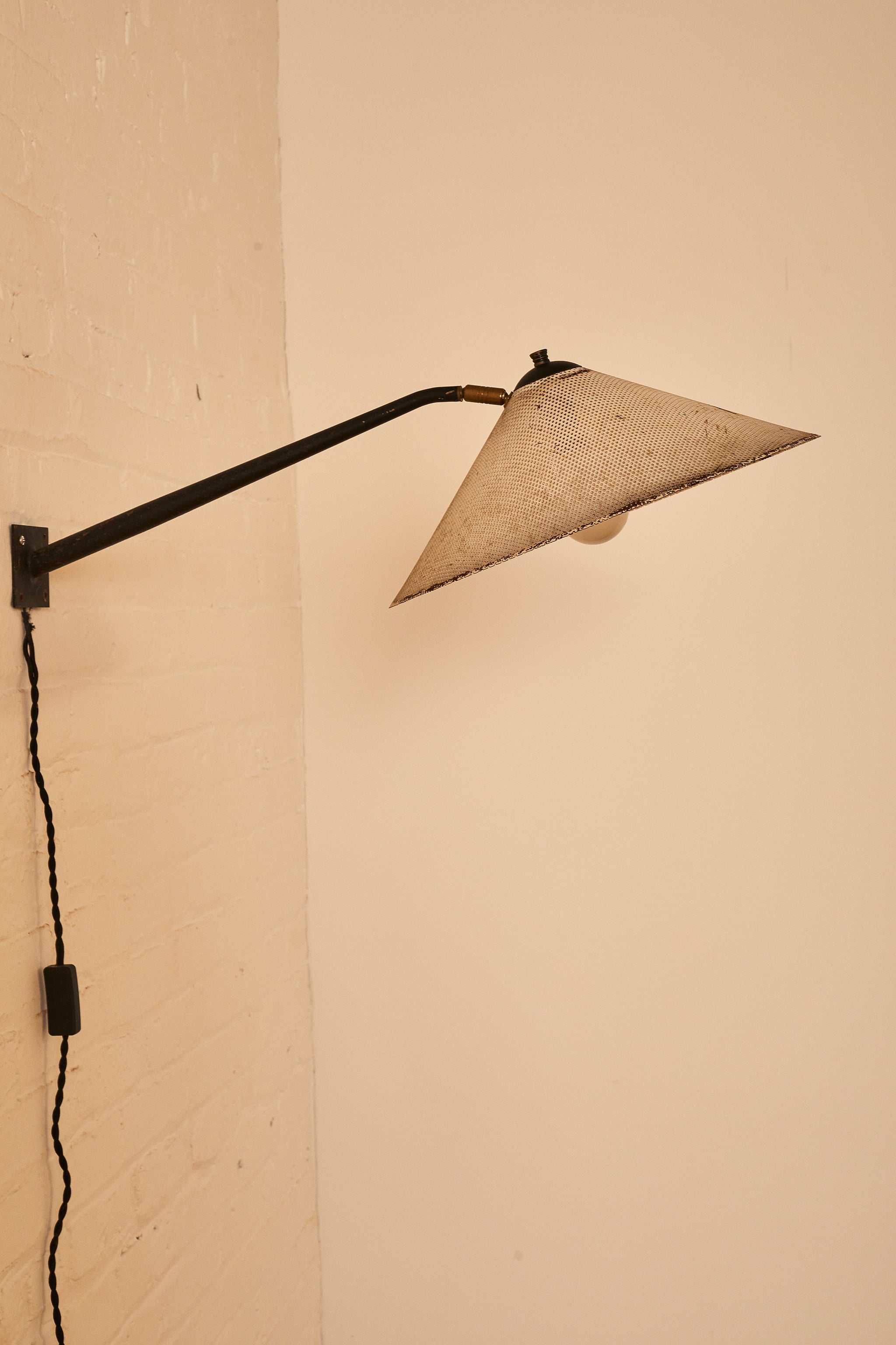 Perforated Metal Wall Sconce by Mathieu Matégo – Somerset House