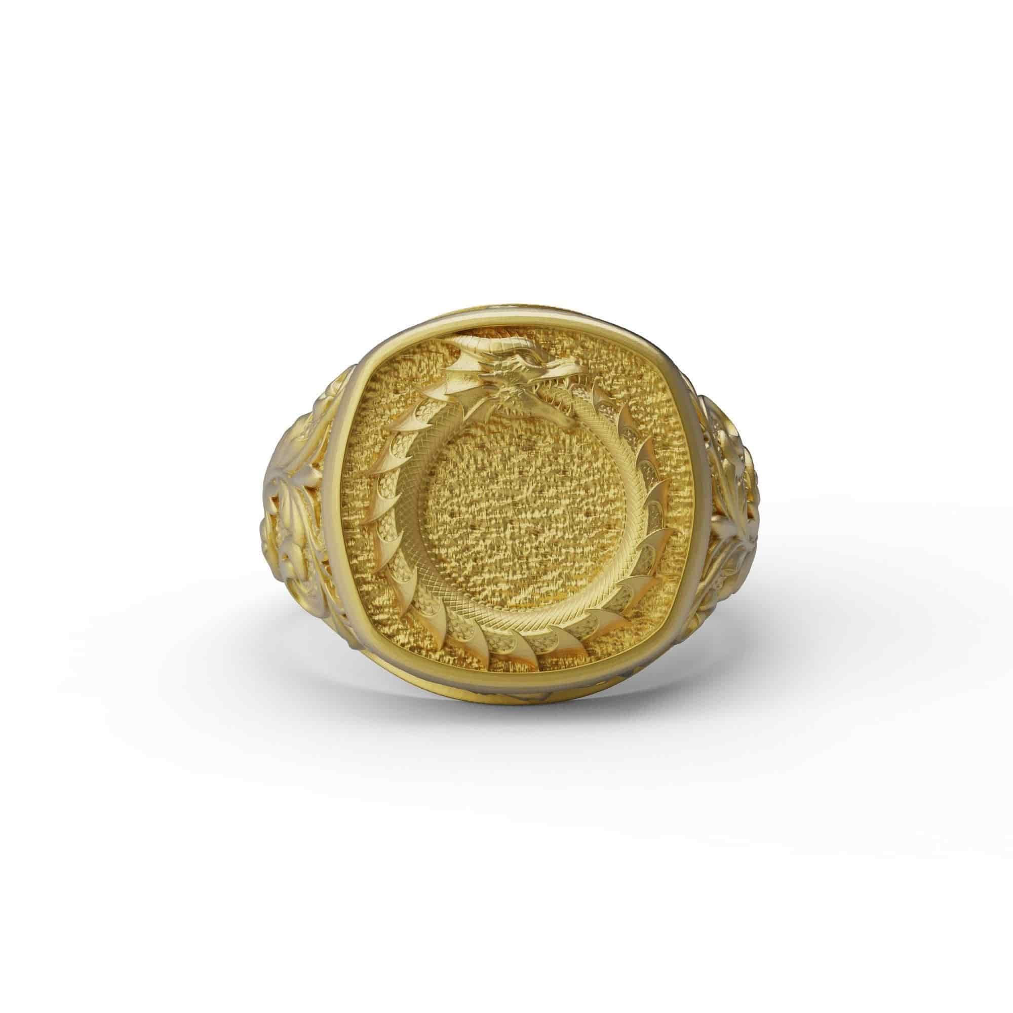 Ouroboros Signet Ring – Theswaf