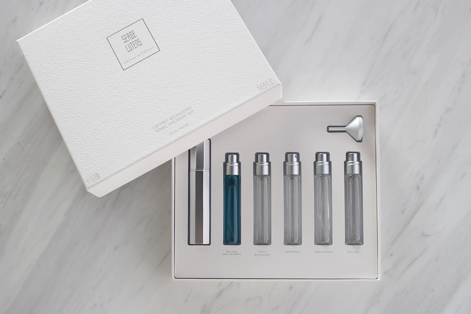 5つの香りがセットされたアトマイザー｜セルジュ・ルタンス トラベル