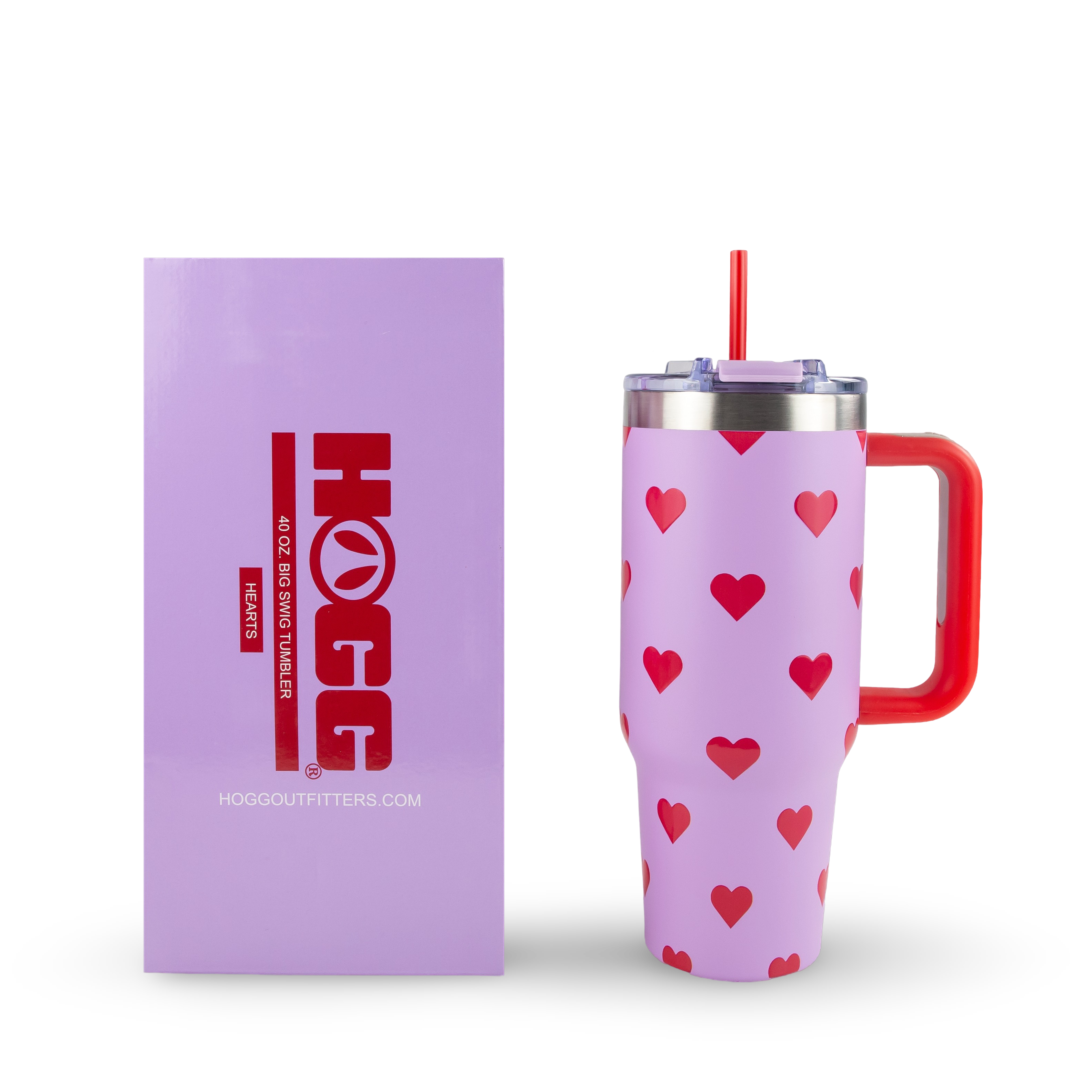 40oz POWDER COATED BIG SWIG TUMBLER - VALENTINE'S COLLECTION – The