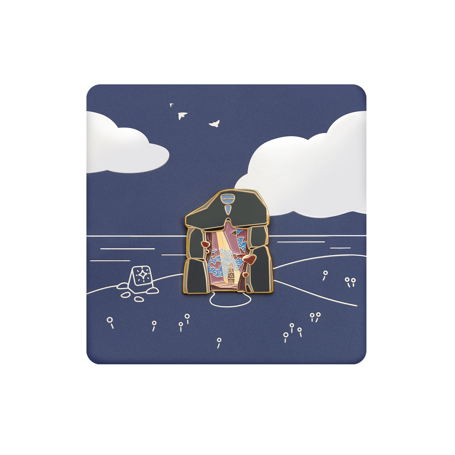 Sky 星を紡ぐ子どもたち ピンバッジ 想いを編む賢者のケープ