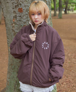 Circle logo Nylon Reversible Jacket – That's life online store