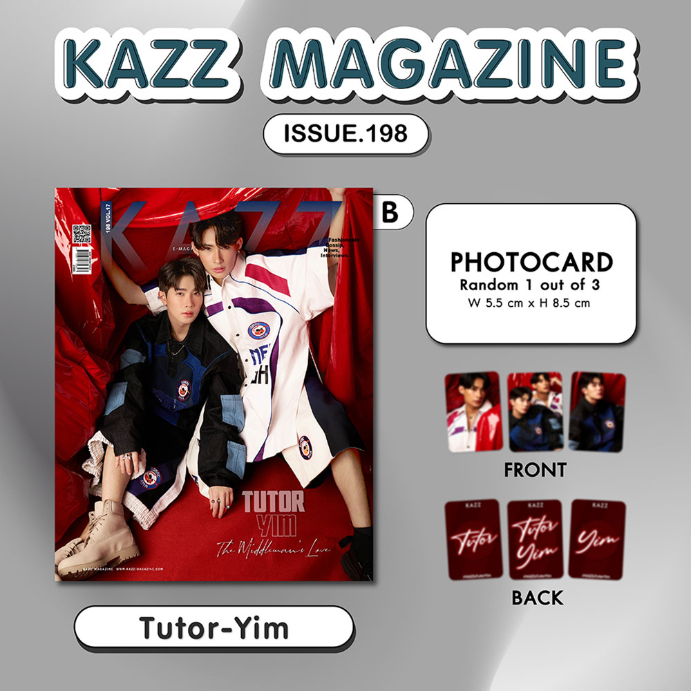 KAZZ マガジン / TUTOR YIM VOL.198 - タイBL・タイGLドラマグッズ通販