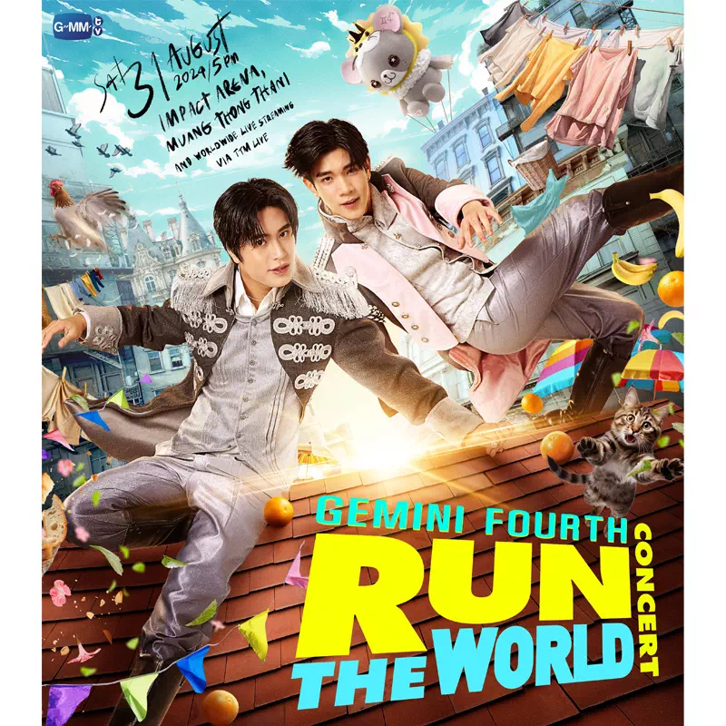 GEMINI FOURTH / RUN THE WORLD コンサート - タイBL・タイGLドラマ