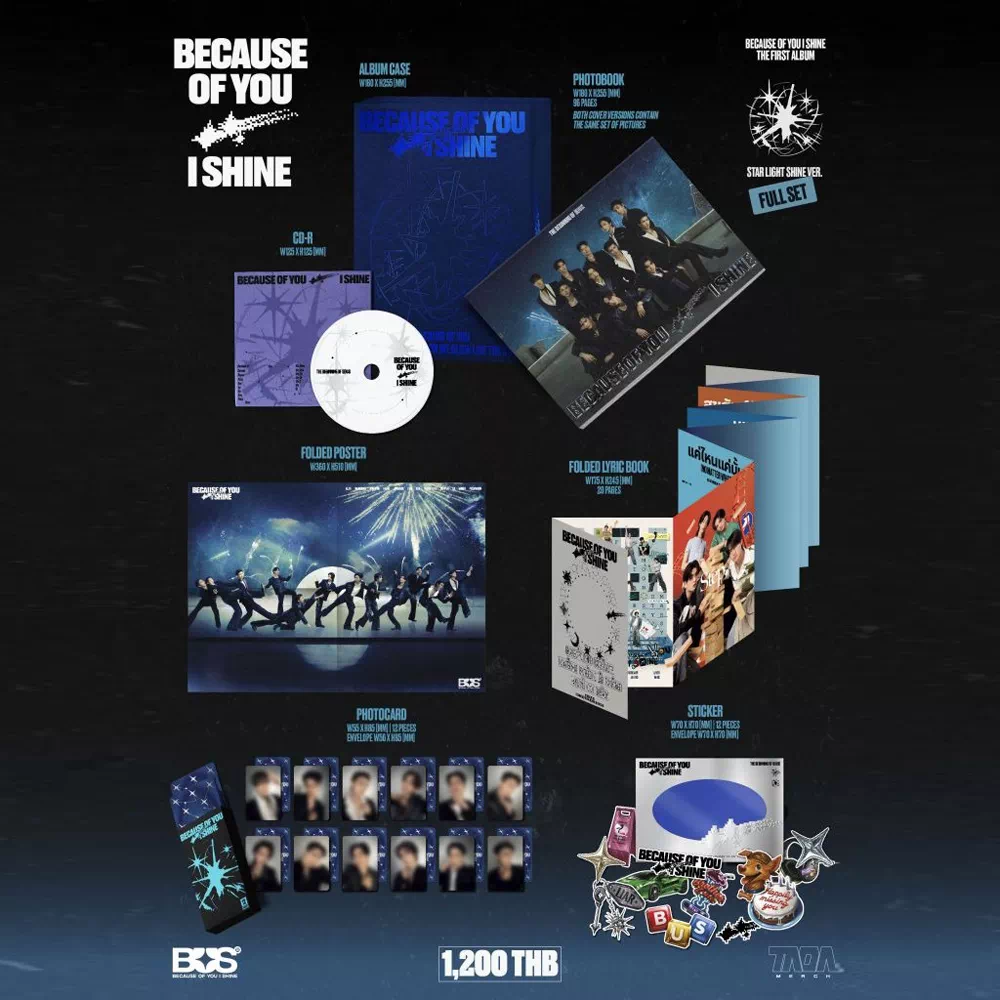 BECAUSE OF YOU, I SHINE / THE FIRST アルバム - タイBL・タイGL