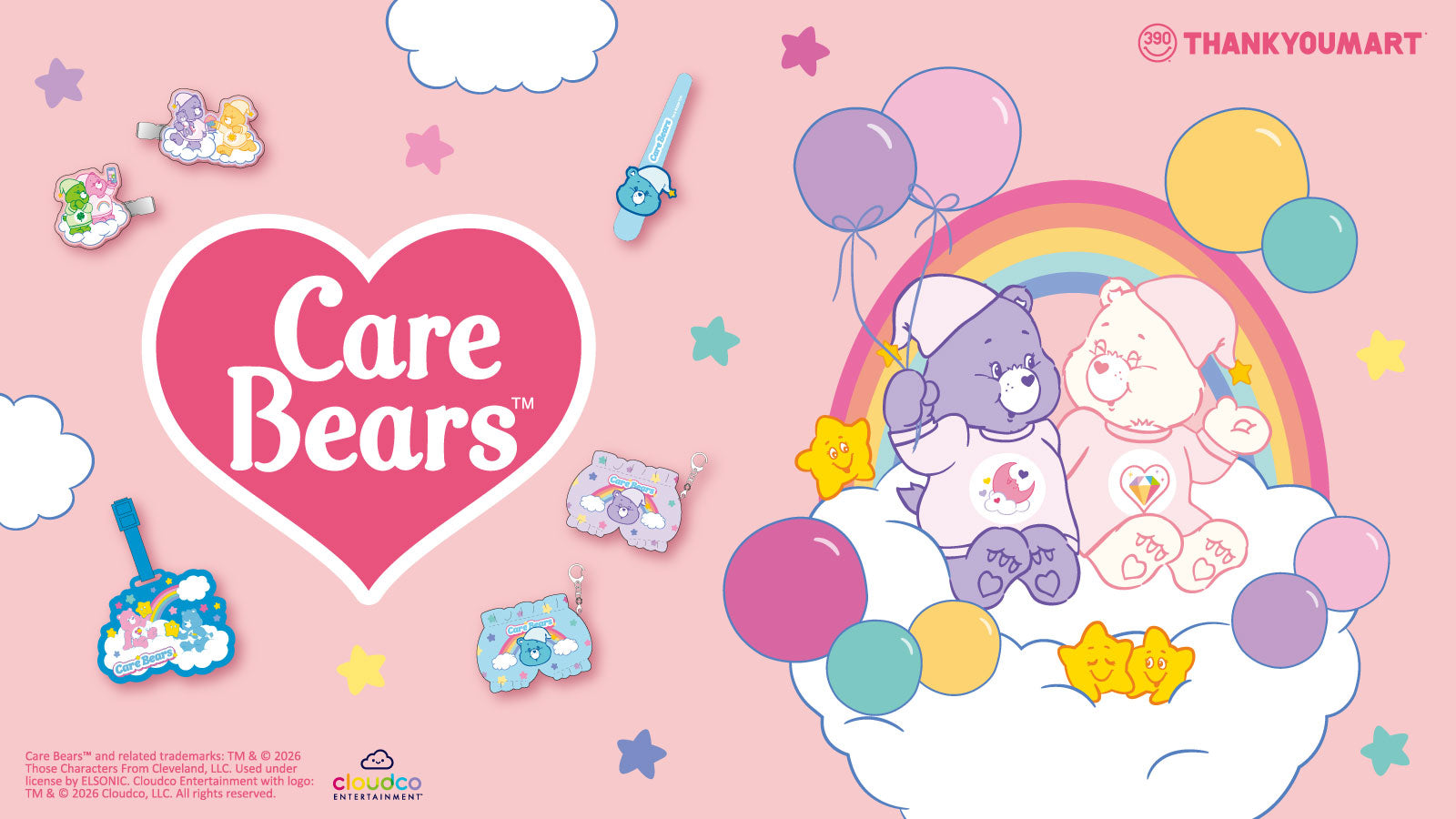 Care Bears™（ケアベア™）とのコラボ雑貨が新登場！ – サンキューマート