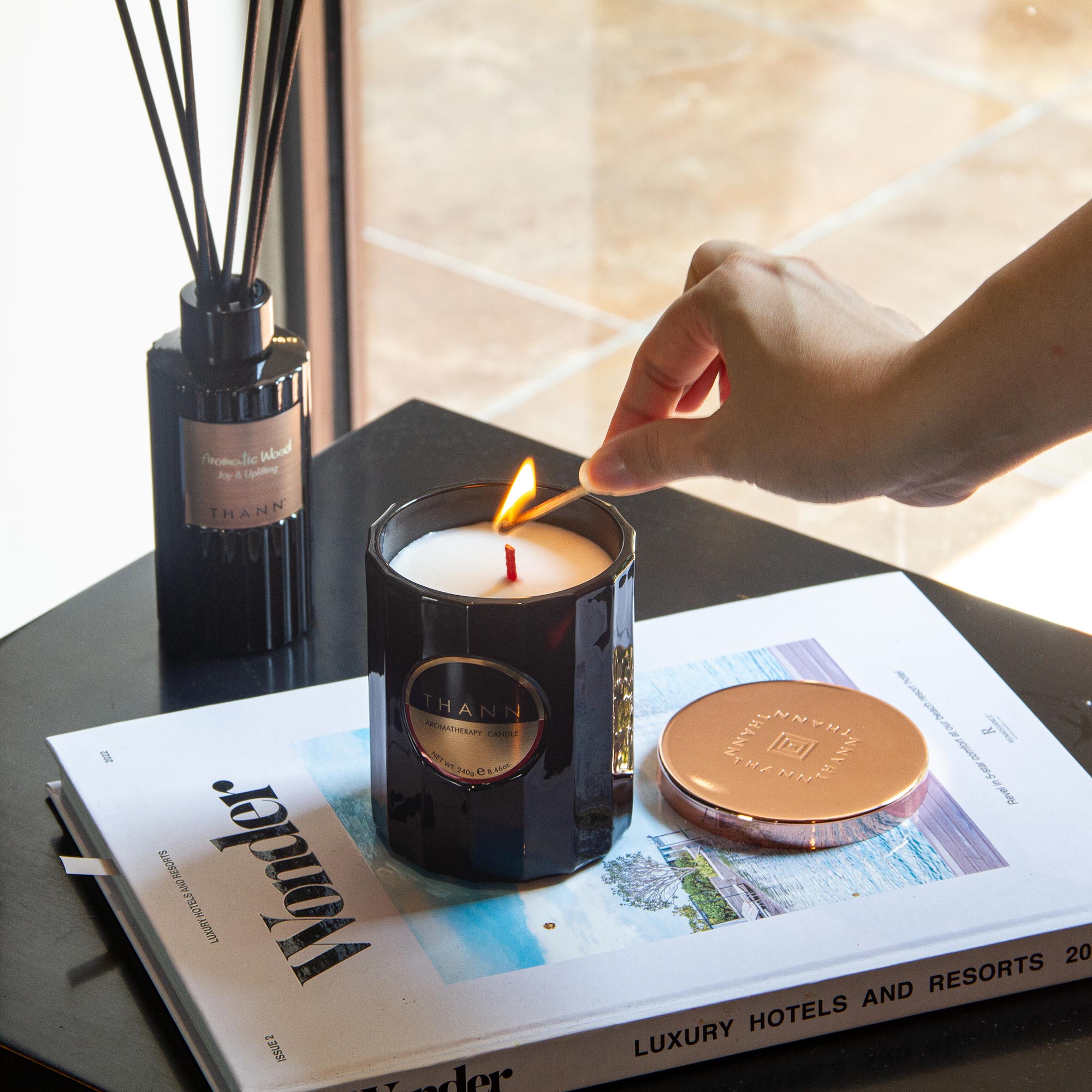 アロマティックキャンドル EG 《アールグレイ インフュージョン》 | THANN