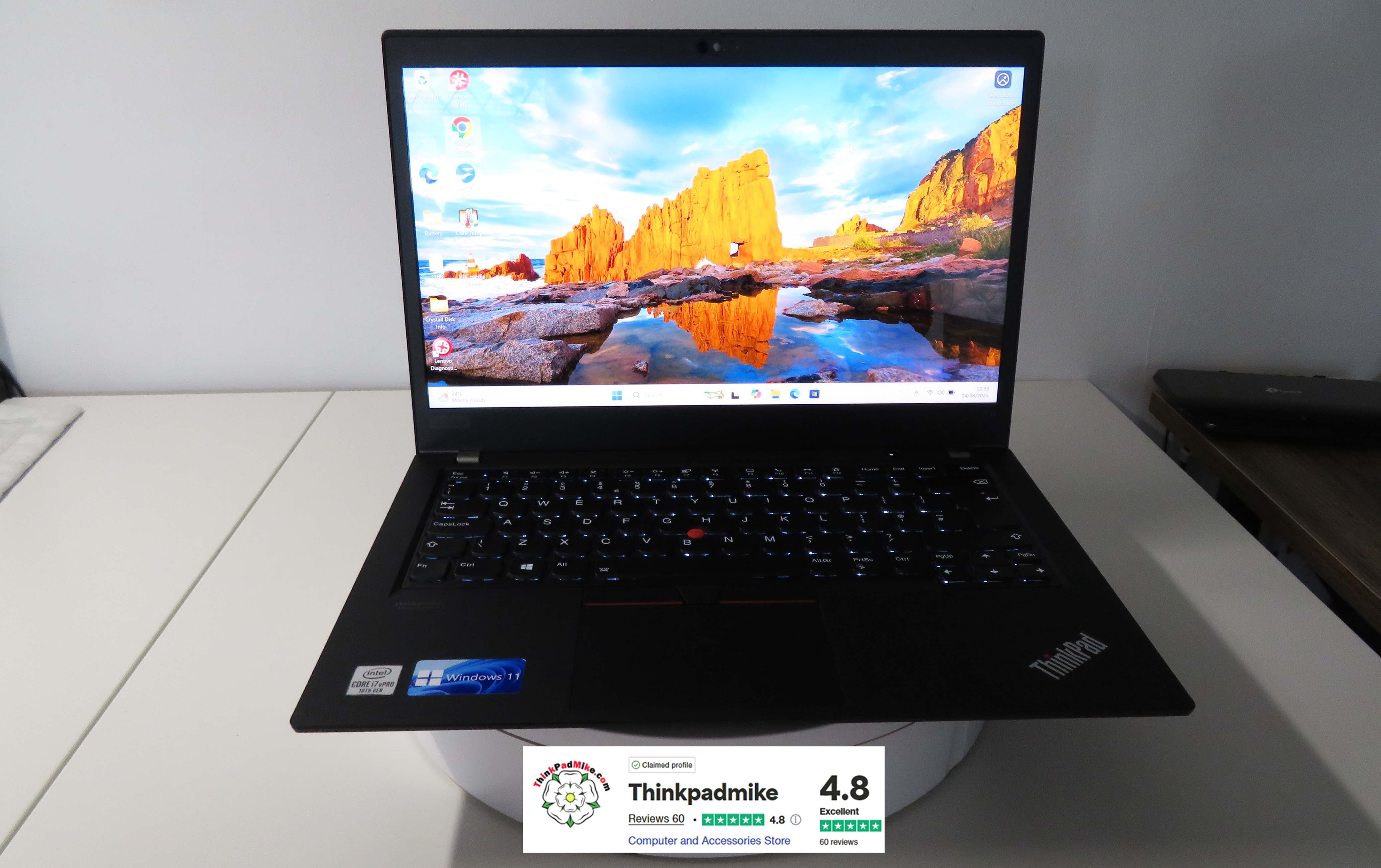 Lenovo ThinkPad T14 i7 10610U 32GB RAM 256GB SSD IPS UHD SCREEN
