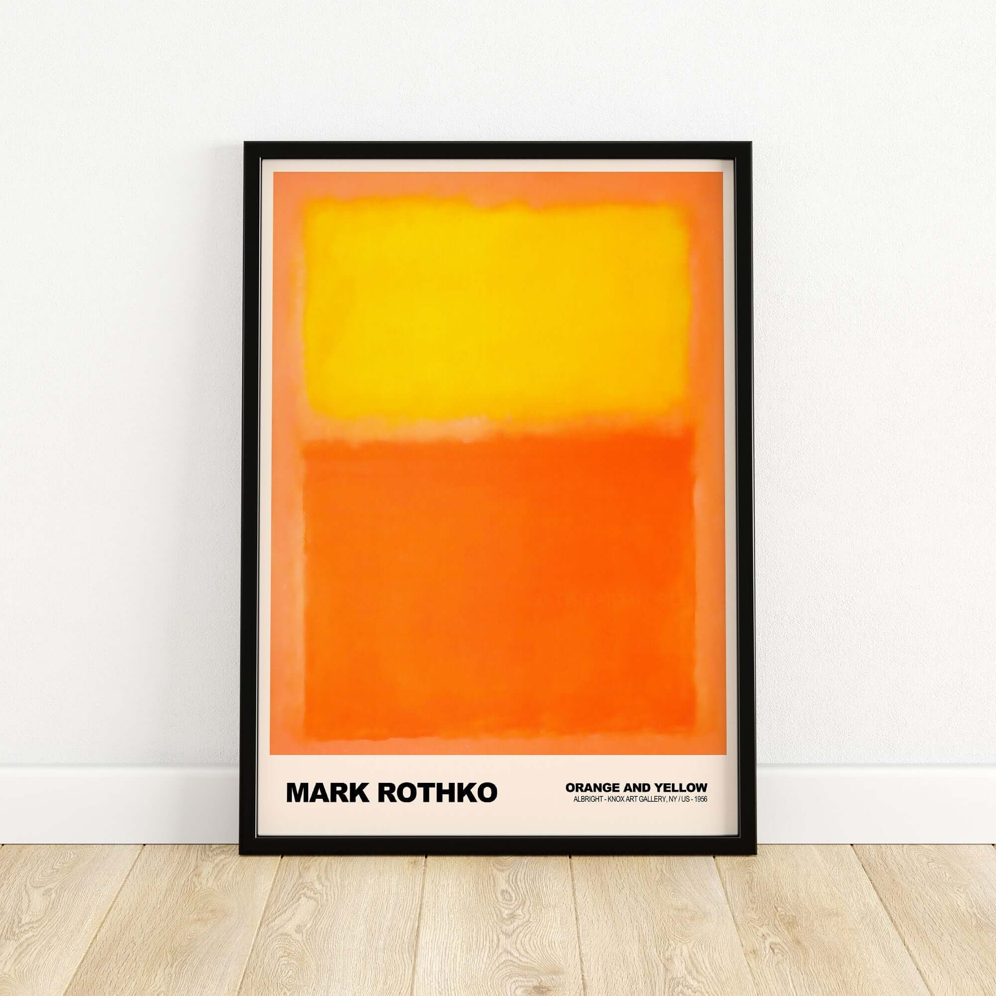 Mark Rothko Orange and Yellow 1956 Art Print – This Art World