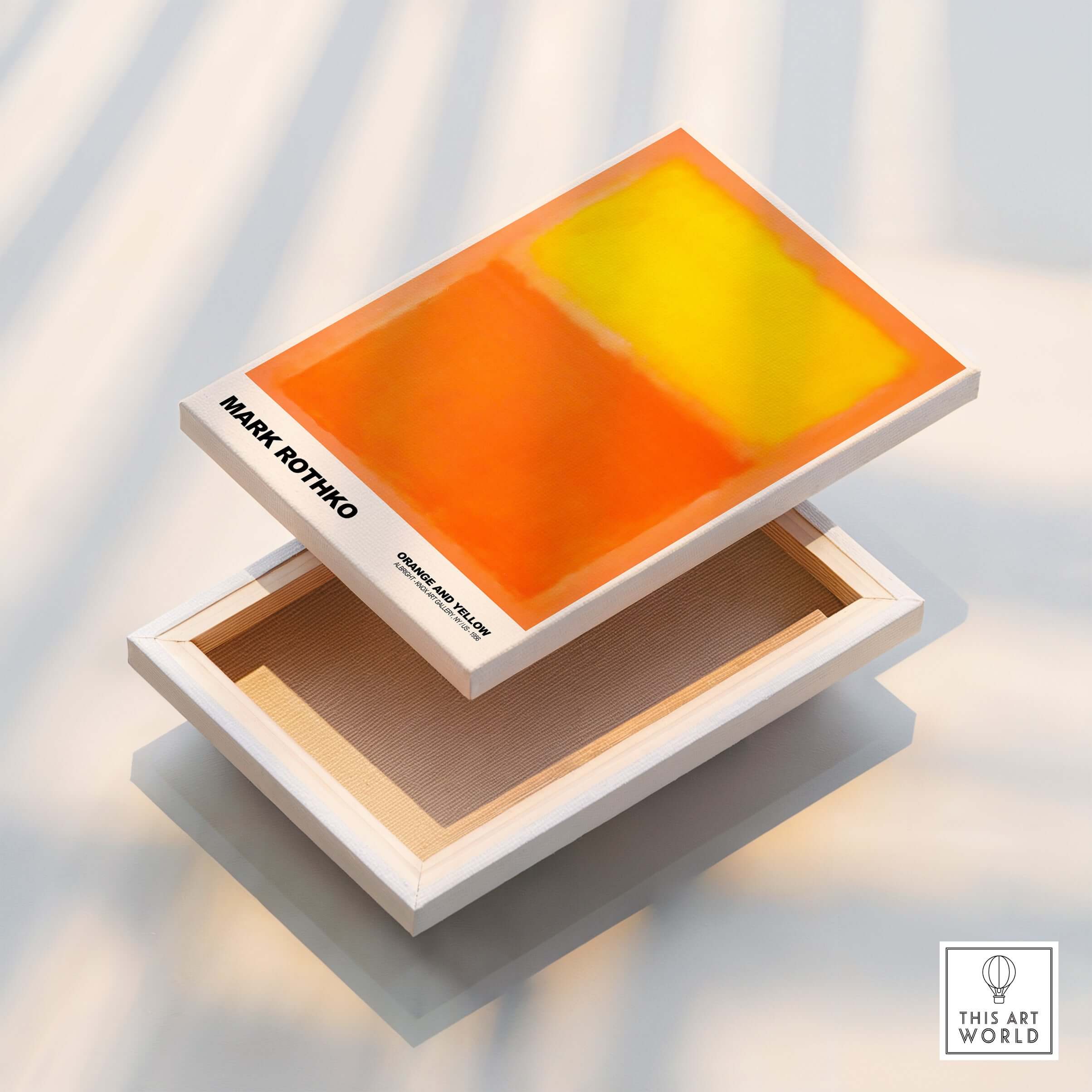 Mark Rothko Orange and Yellow 1956 Art Print – This Art World