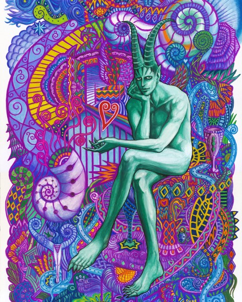 夢に紛れ込む悪魔 | ZOOID ｜インテリア絵画 アートの専門通販