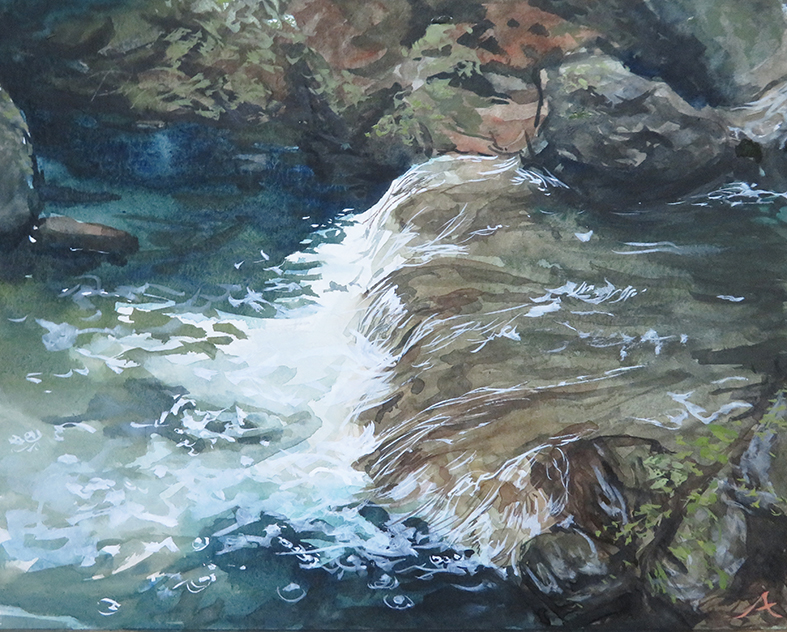 渓流 | 仁科 新 ｜インテリア絵画 アートの専門通販 thisisgallery