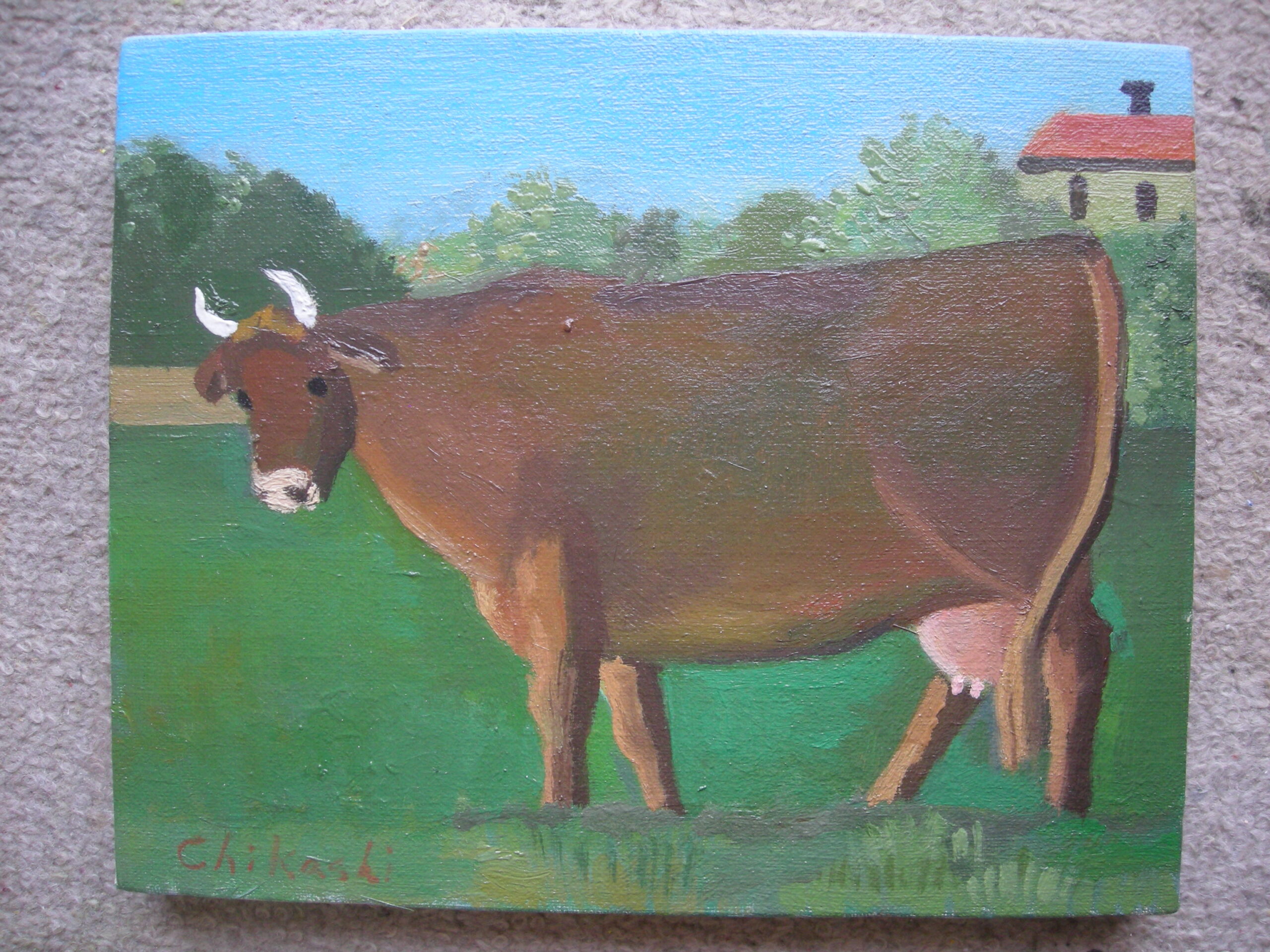 うしの絵 | CHIKASHI KOBAYSHI ｜インテリア絵画 アートの専門通販