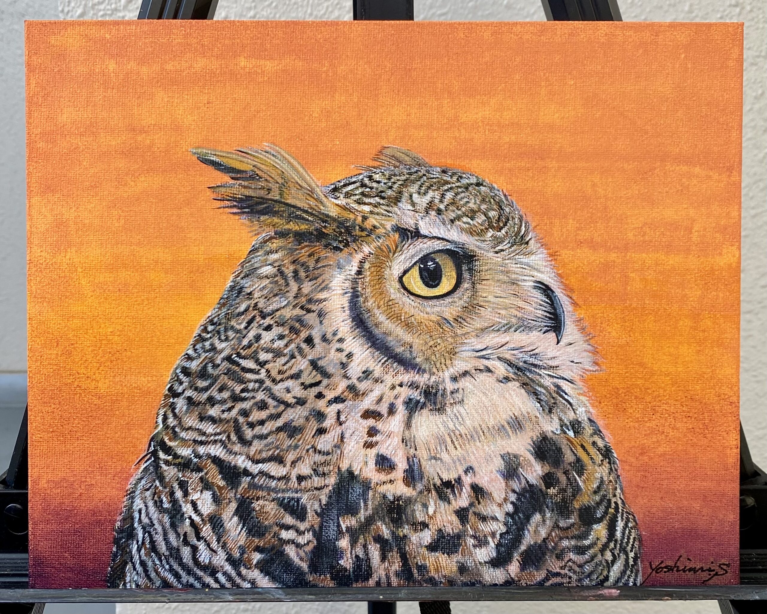 ミミズク | Yoshimi Shigeyama ｜インテリア絵画 アートの専門通販