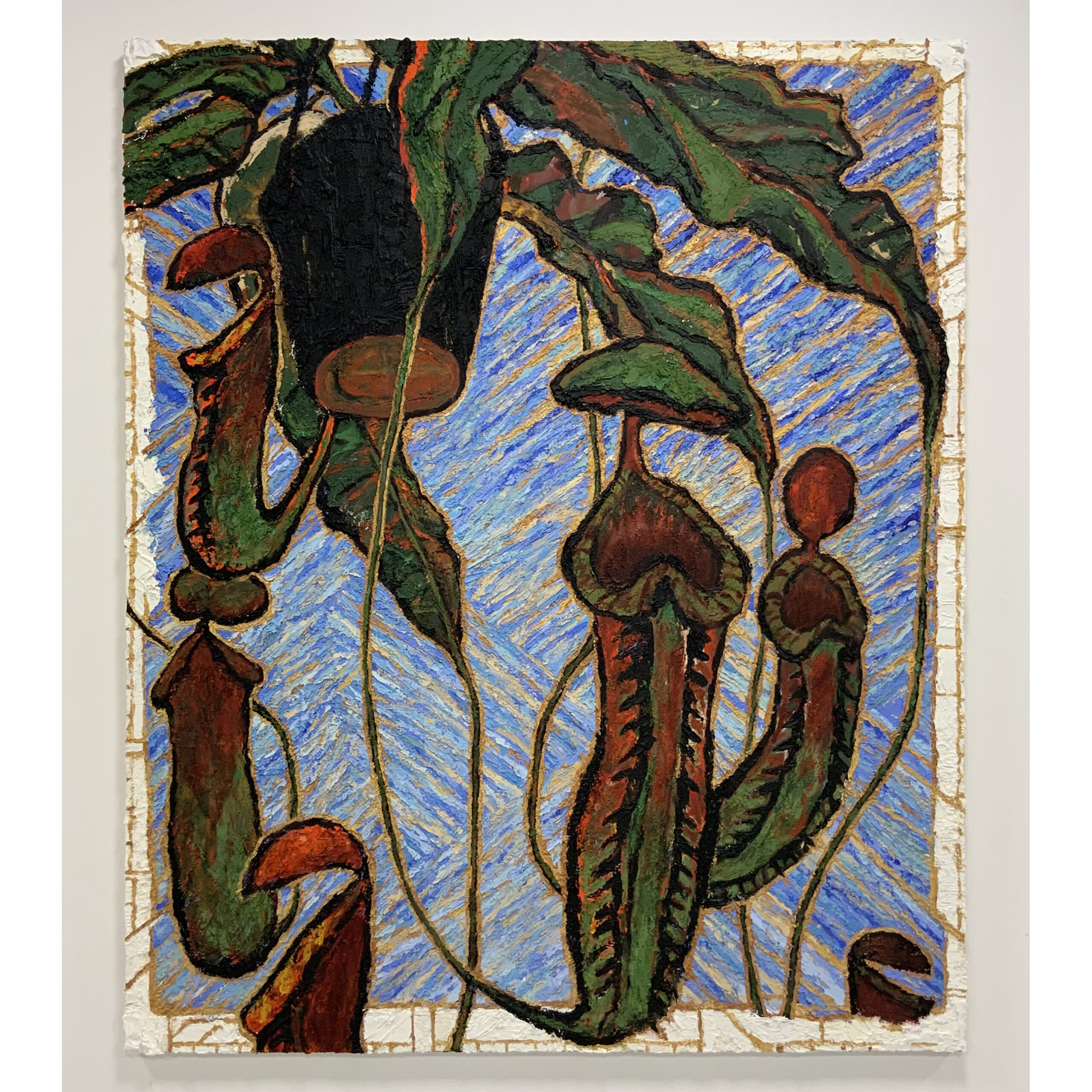 食虫植物 | 横山めぐみ ｜インテリア絵画 アートの専門通販