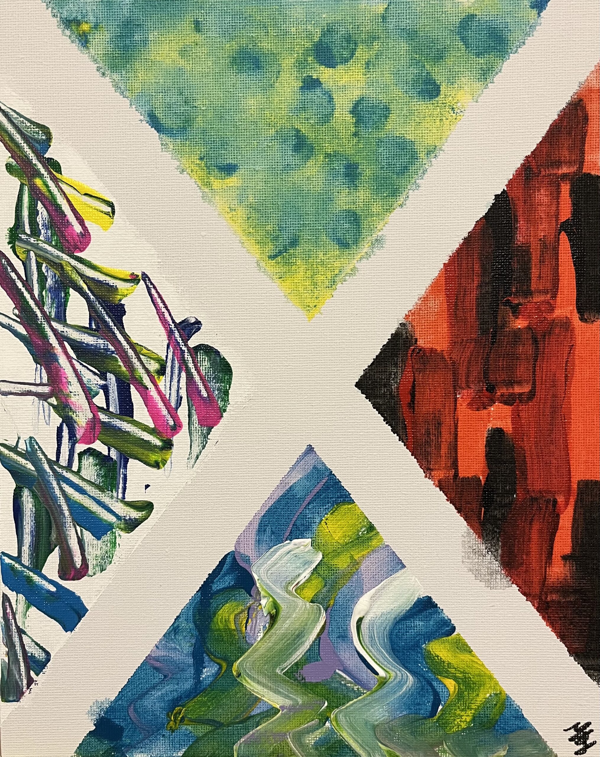 RENA F15サイズ 原画 絵 アート 抽象画 アクリル画 キャンバスRENA F4