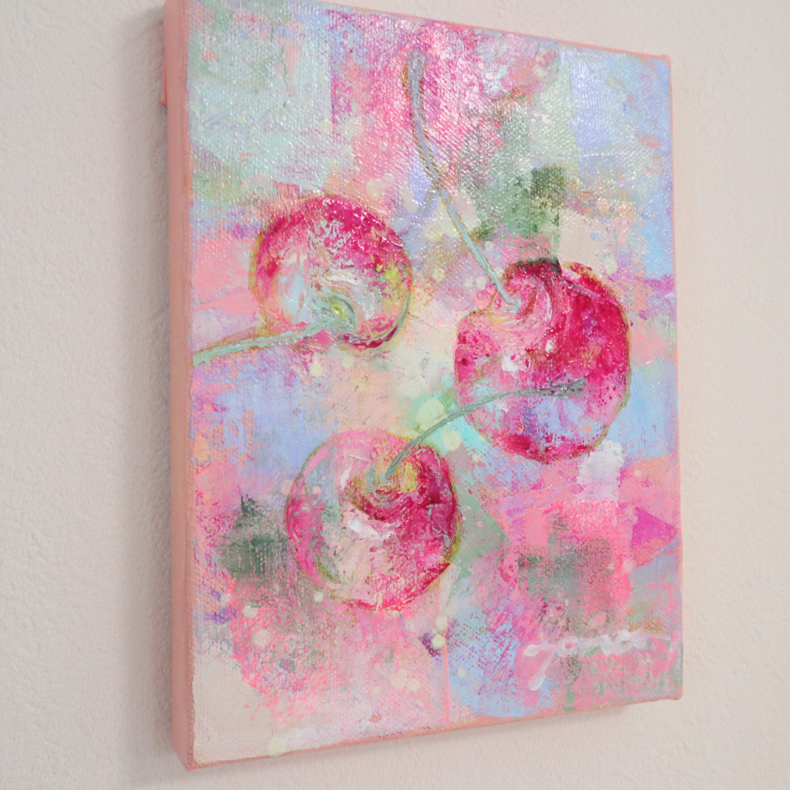 三々サイズソフトパステル水彩画絵画アートインテリア 三々サイズ