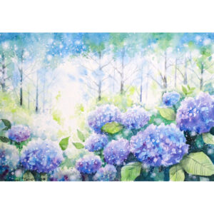 紫陽花の輝き #2 | Yukari.Tanemura ｜インテリア絵画 アートの専門