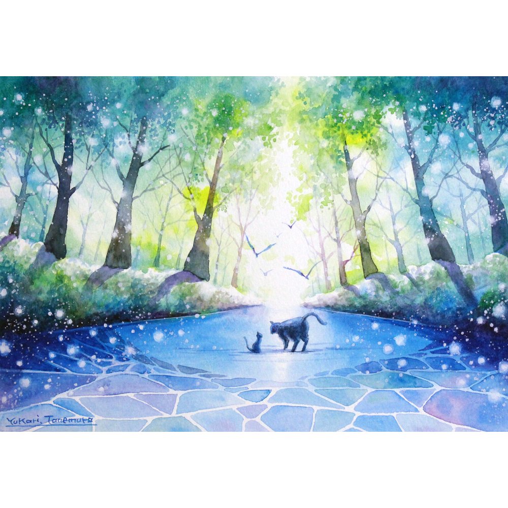 森のさざめき | Yukari.Tanemura ｜インテリア絵画 アートの専門通販