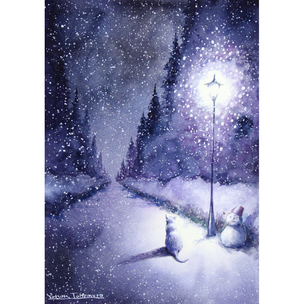 冬の向こうに | Yukari.Tanemura ｜インテリア絵画 アートの専門通販