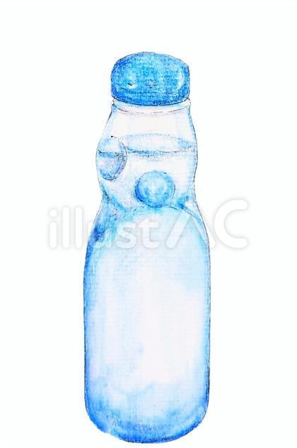 水彩色鉛筆で描いたラムネイラスト - No: 25416825｜無料イラスト