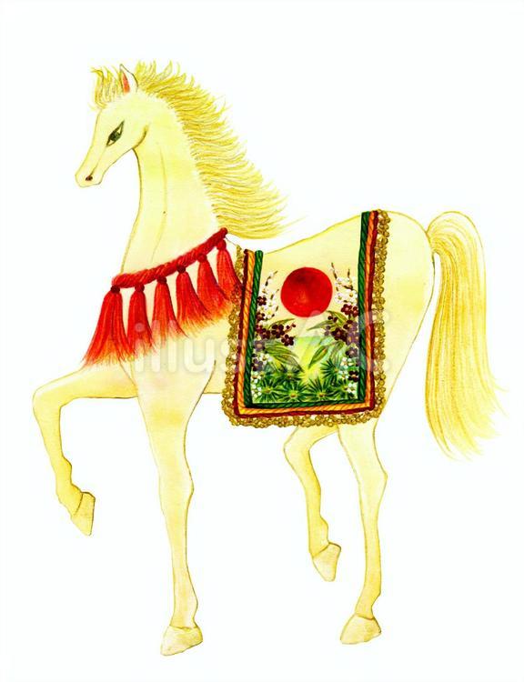 神馬イラスト - No: 25844299｜無料イラスト・フリー素材なら