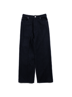 SILK NEP DENIM PANTS for WOMEN｜DARK NAVY – Cornier