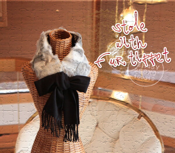 楽天市場】付け襟 ラビットファーの通販