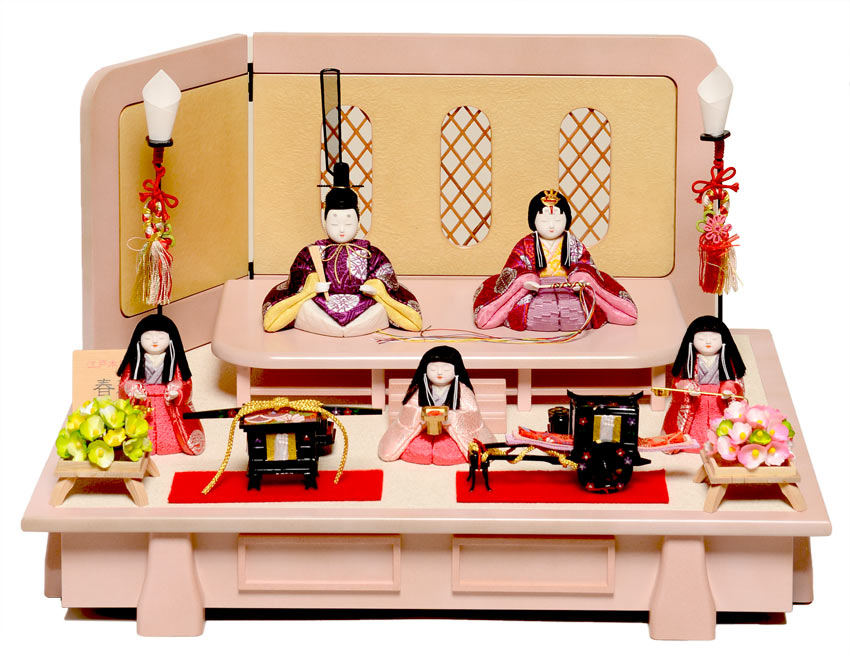楽天市場】柿沼東光 雛人形 木目込 五人の通販
