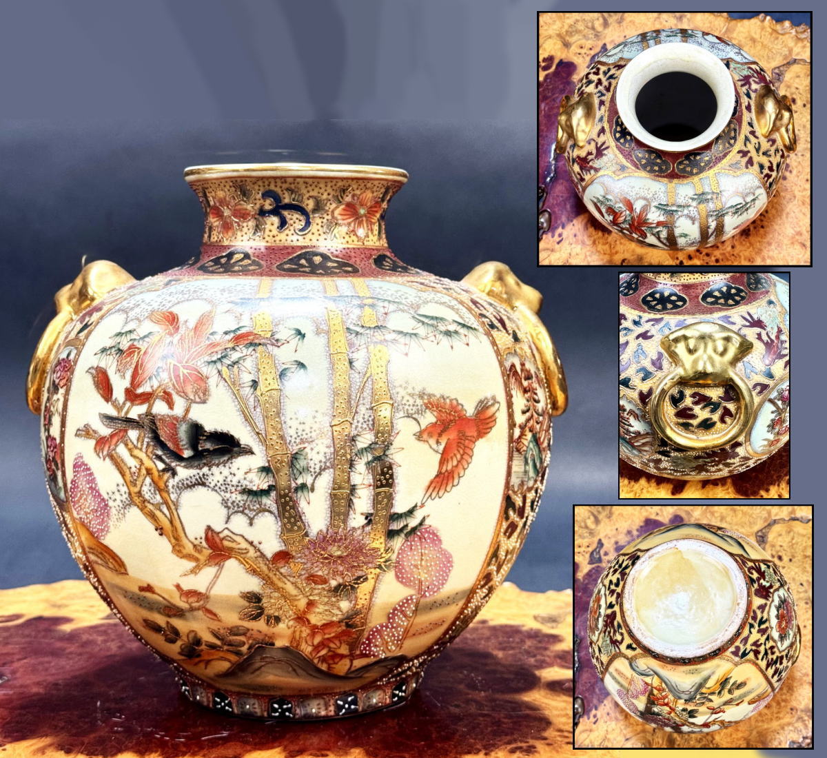 楽天市場】薩摩焼 花瓶（アート・美術品・骨董品・民芸品｜ホビー）の通販