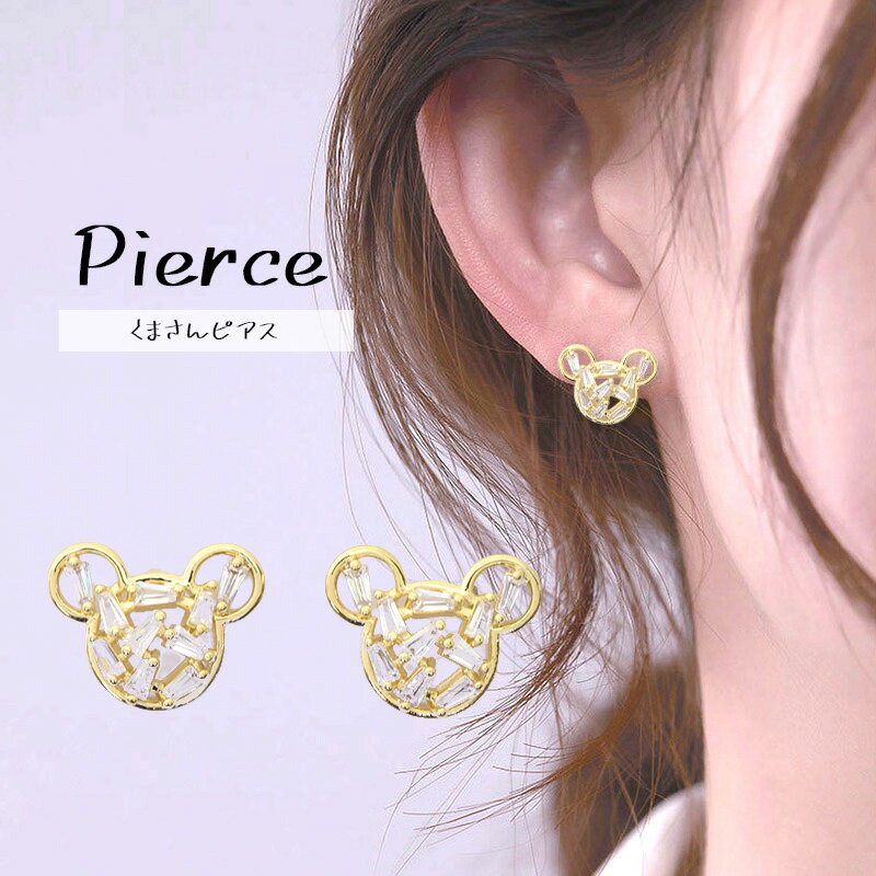 楽天市場】ミッキー ピアス k18の通販