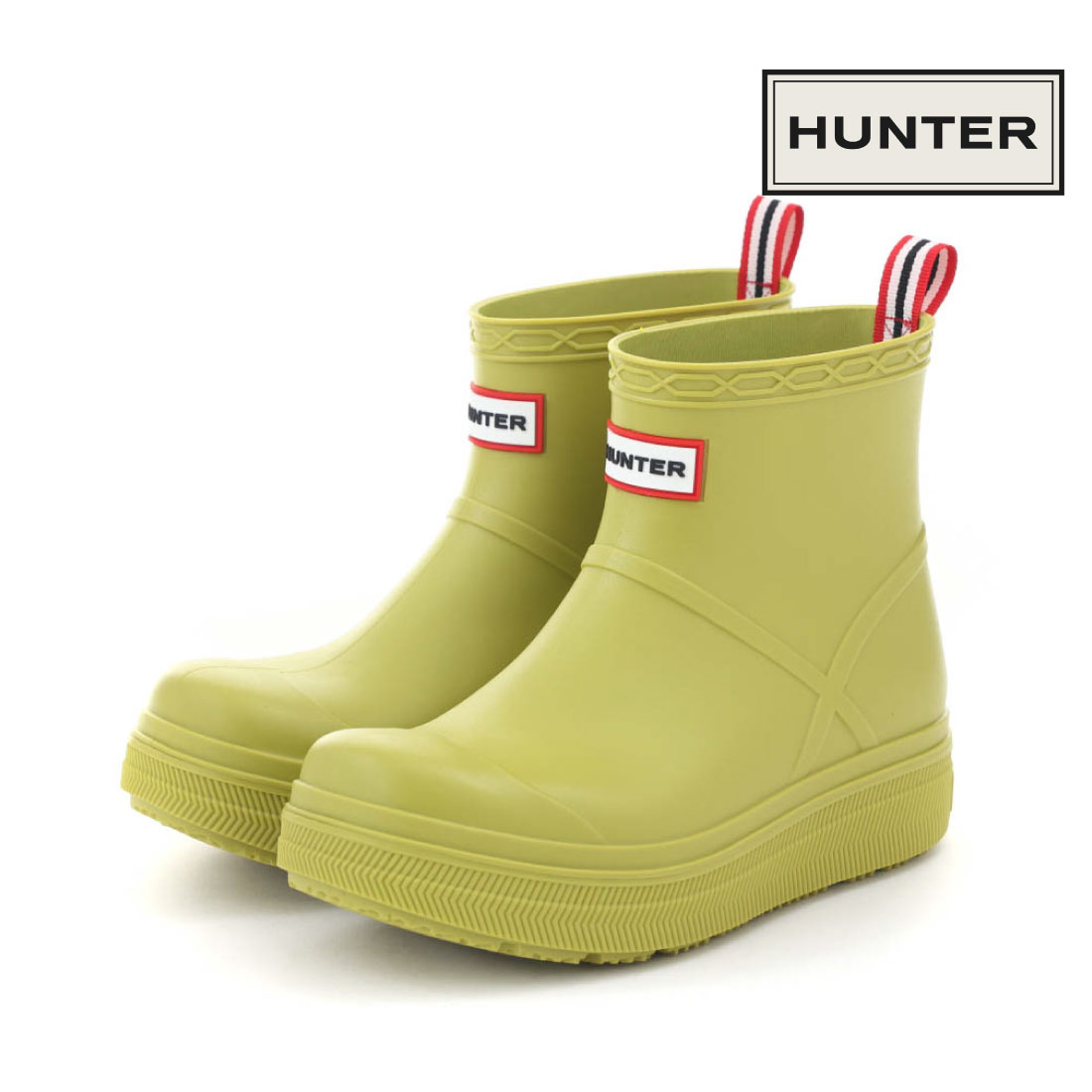 楽天市場】ハンター レインブーツ グリーンの通販