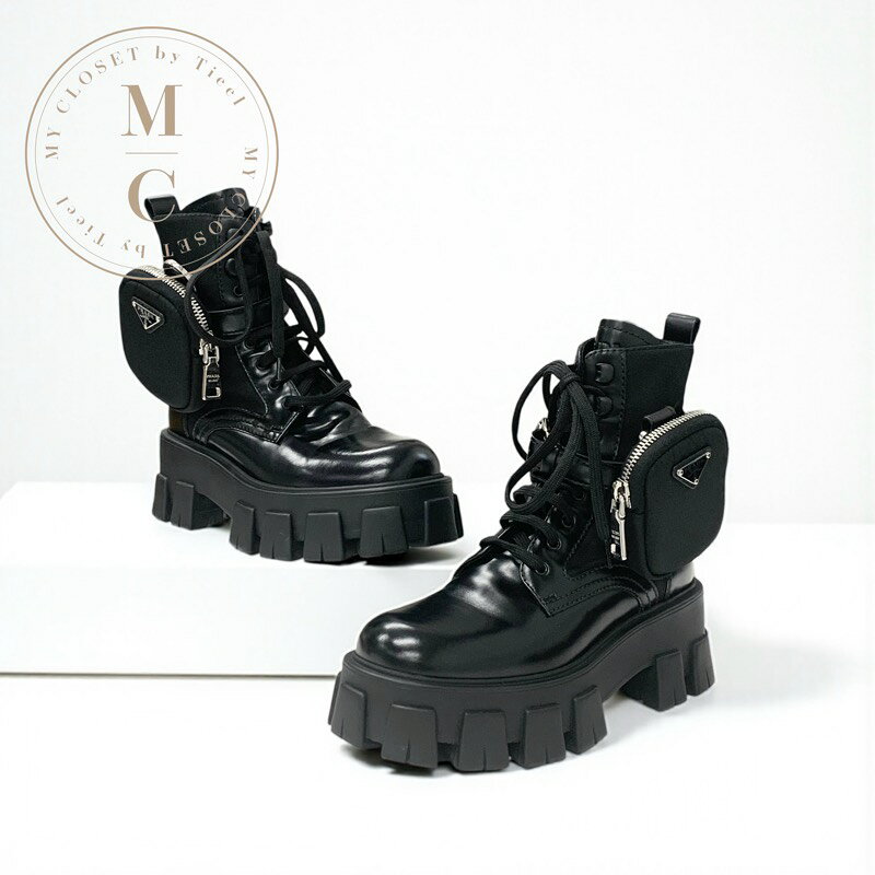 楽天市場】プラダ モノリス ブーツの通販