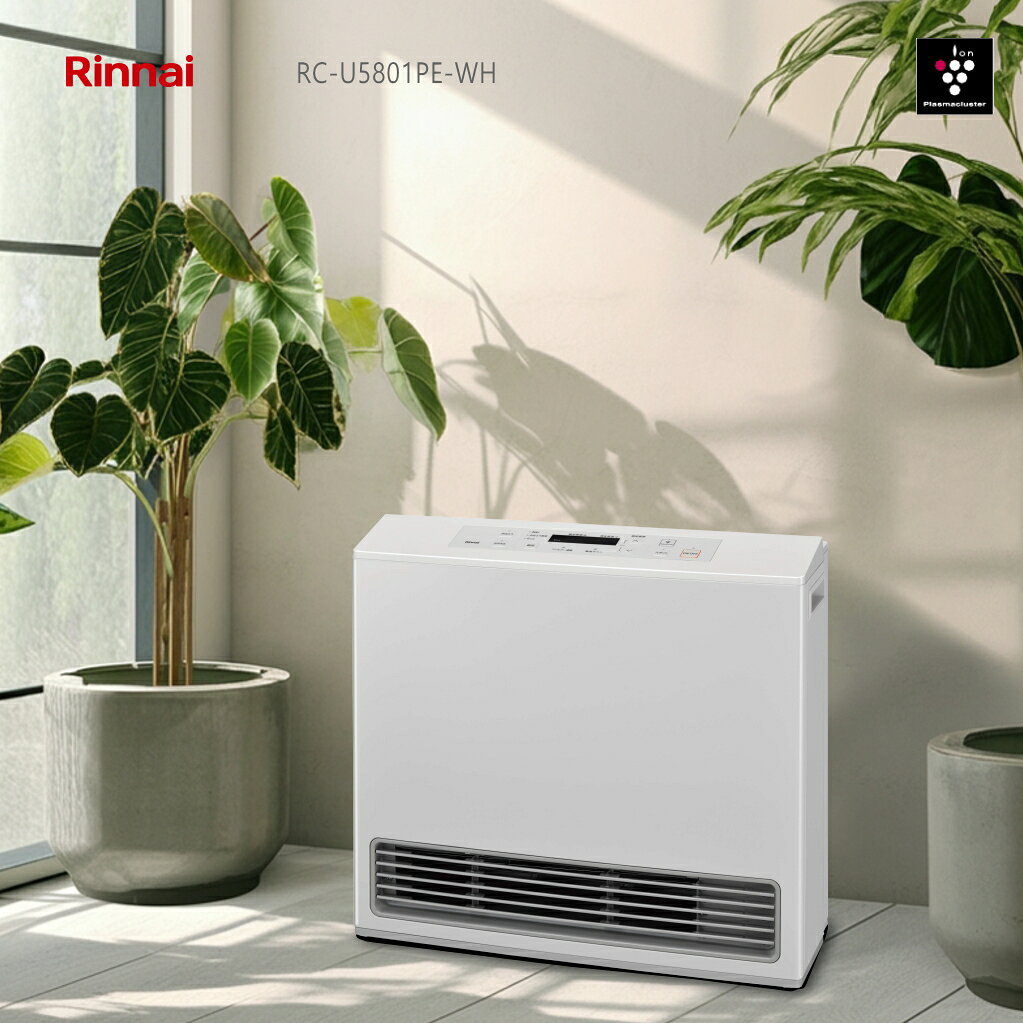 楽天市場】リンナイ ガスファンヒーター rc-u5801eの通販