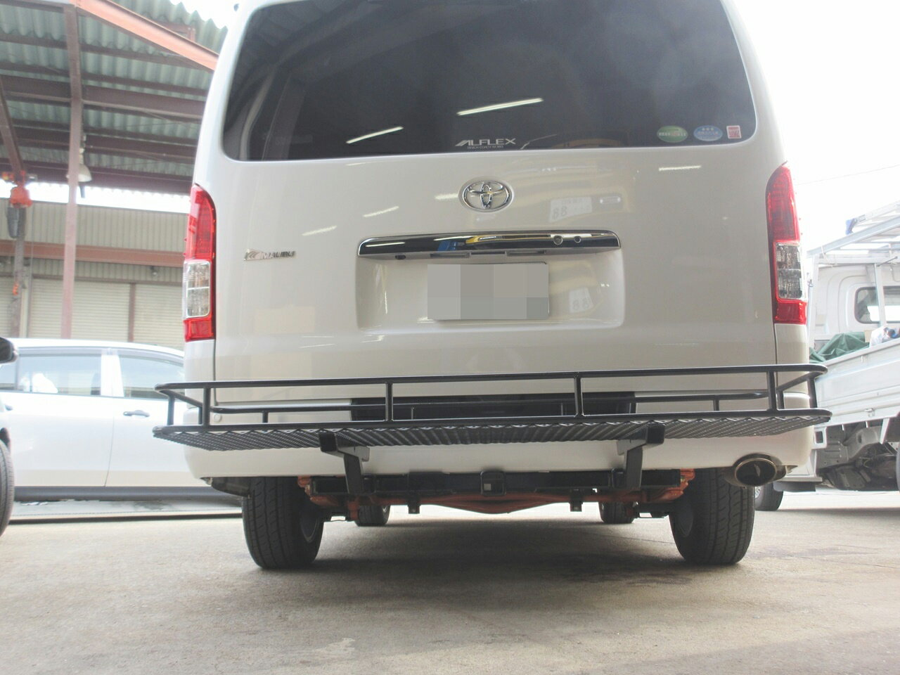 楽天市場】ハイエース 3本出し ヒッチ キャリア）の通販