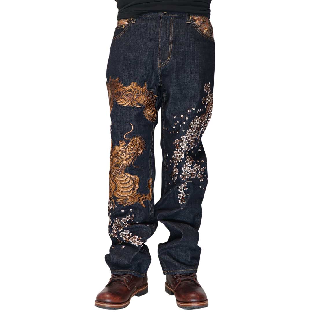 楽天市場】ジーンズ 絡繰魂 龍の通販