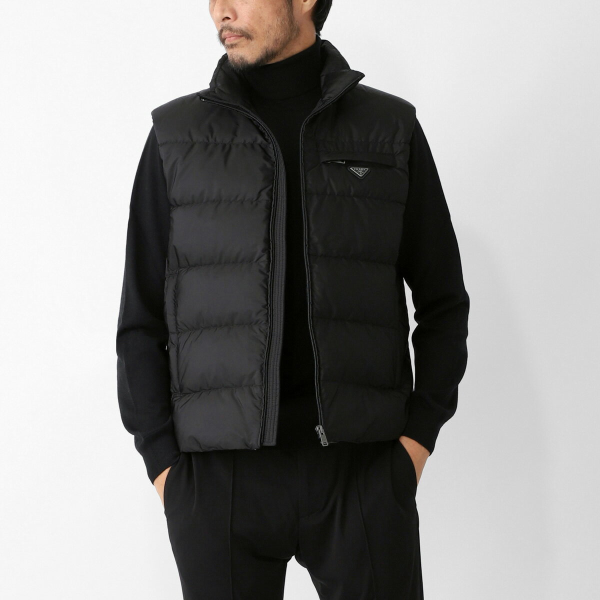 prada sga239 フード付きナイロンベスト アーカイブ prada sga239