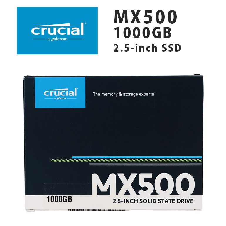 楽天市場】crucial ssd 1000gb 7mm 2.5インチ mx500の通販
