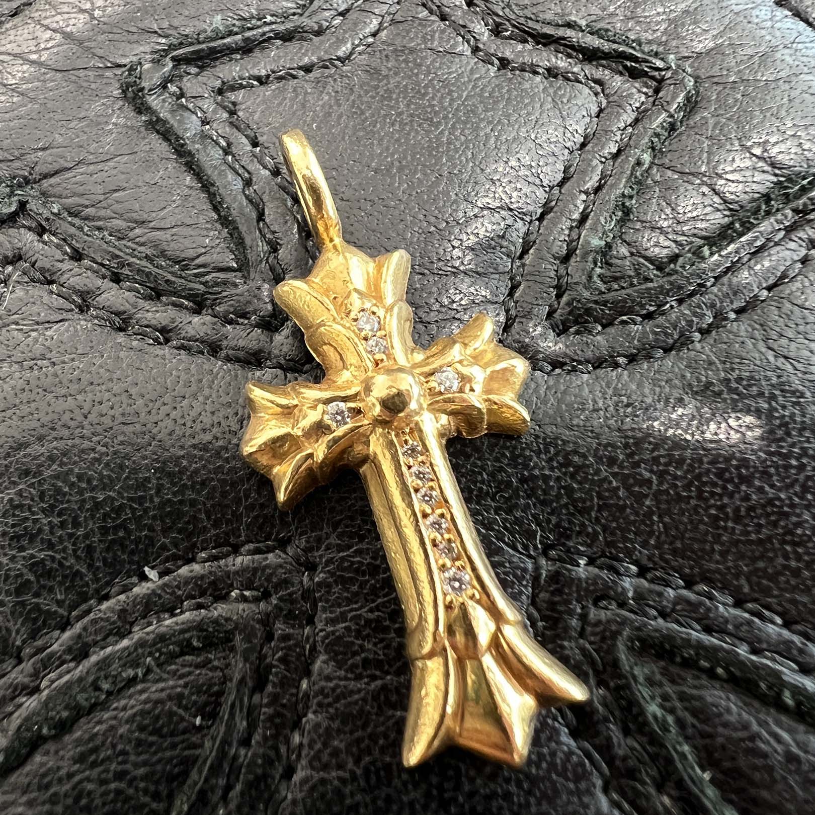 楽天市場】クロムハーツ 22k クロス パヴェの通販