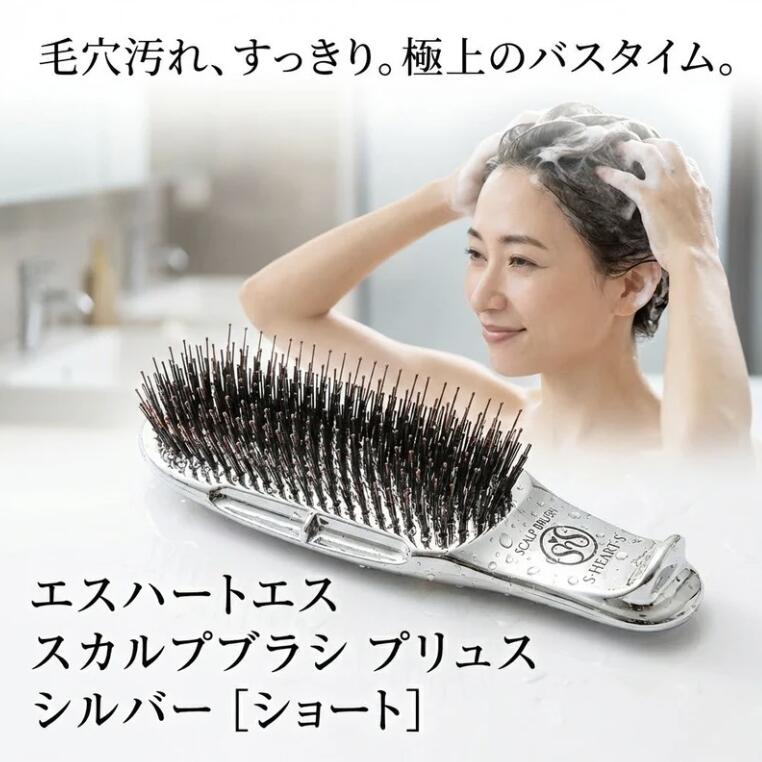 楽天市場】スカルプブラシ プリュス ロング シルバーの通販