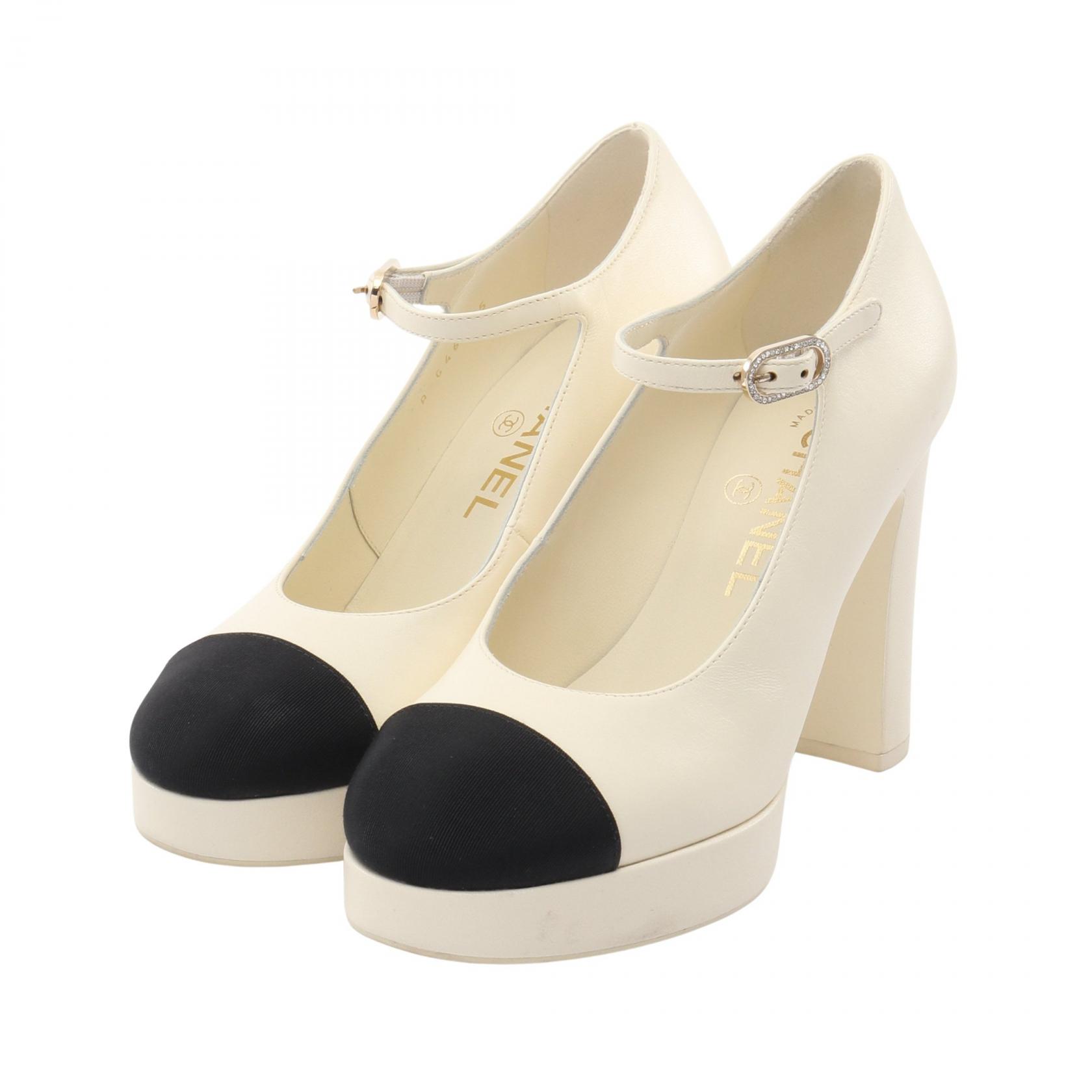 楽天市場】シャネル カメリア（カラーホワイト）（パンプス