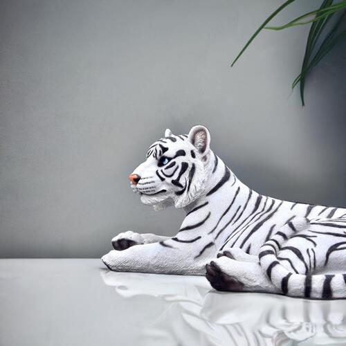楽天市場】ホワイトタイガー 置物の通販