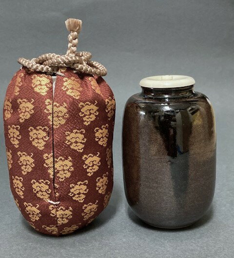 古瀬戸 水滴 灰釉 室町時代 茶入 茶道具 黄瀬戸 油揚手 古美術 骨董 民