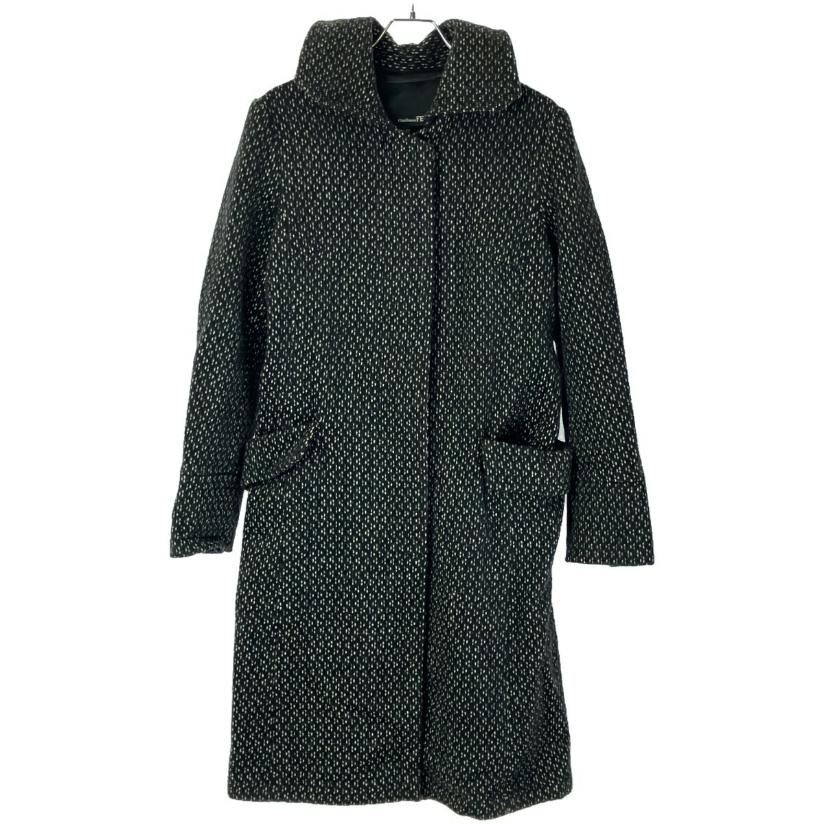 ジャンフランコフェレ イタリア製 アルパカウール シャギーコート