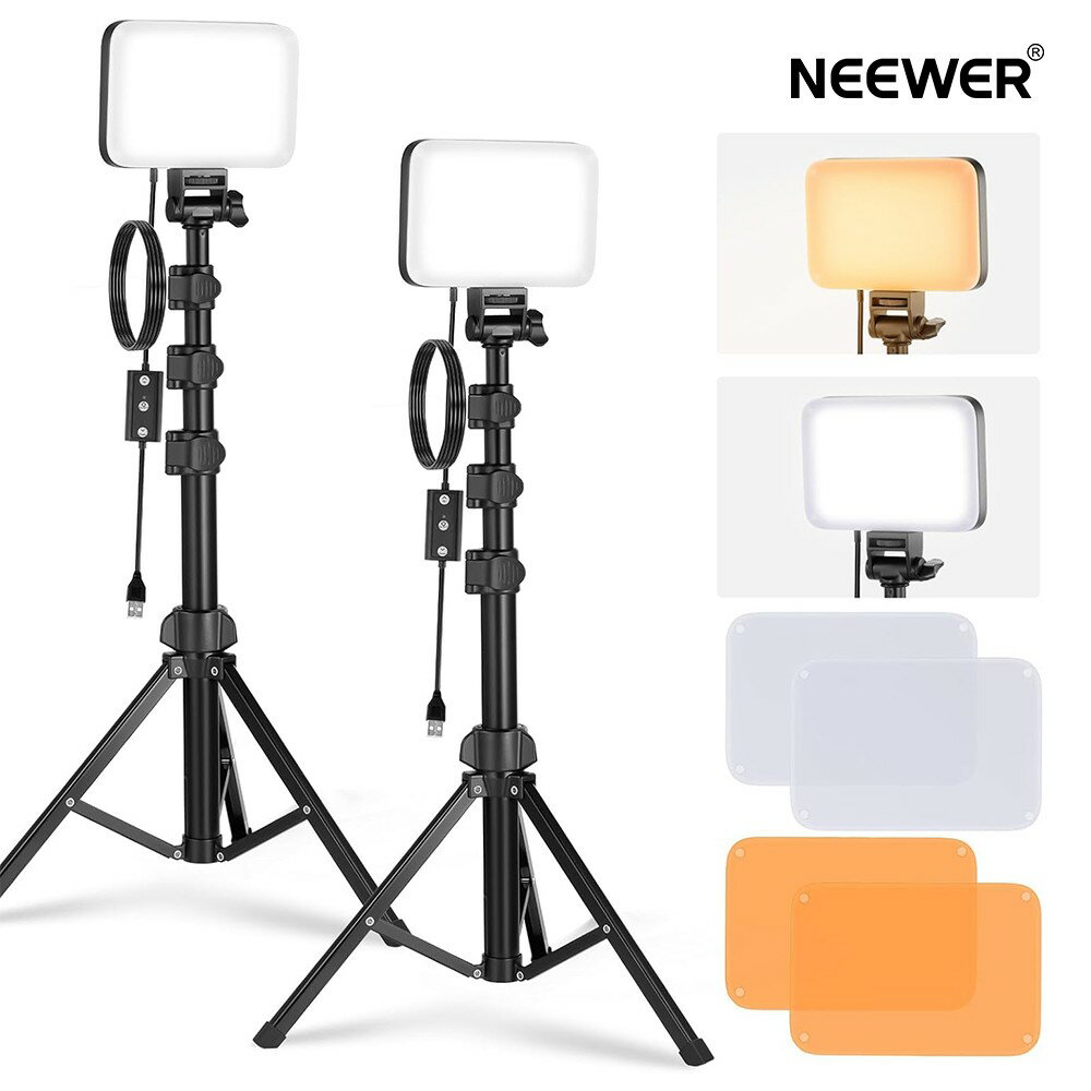 楽天市場】Neewer 2パック LEDビデオライトの通販