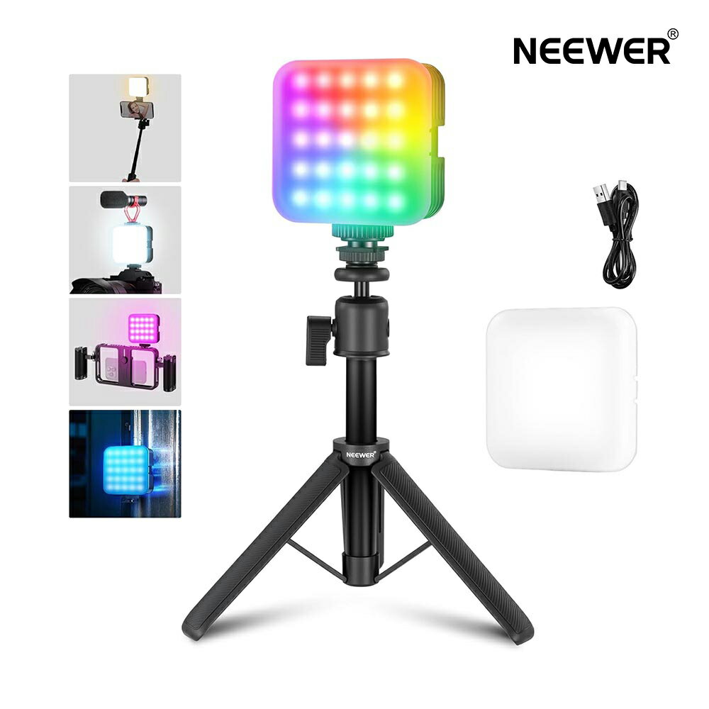 楽天市場】ledビデオライト rgb撮影ライトの通販