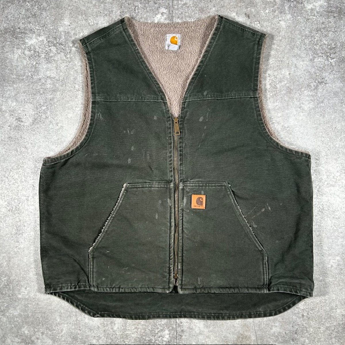 楽天市場】カーハート ベスト（カラーグリーン）の通販