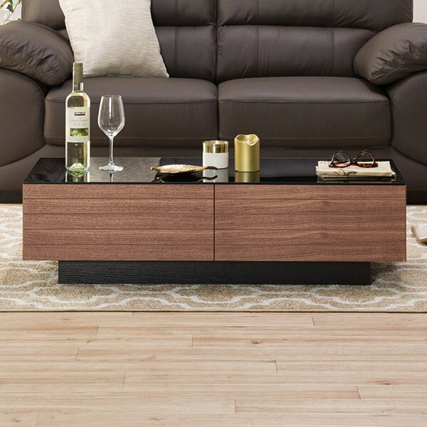 幅110cm] センターテーブル(ロード 110 MBR) 【配送員設置】 【5年保証